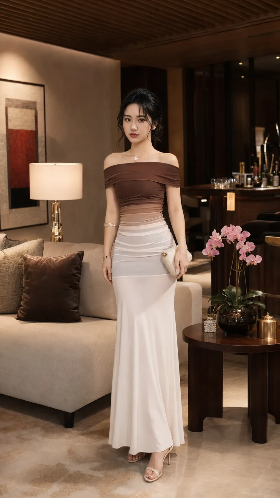 Đầm Body Ombre Sang Chảnh Tôn Dáng TN3161