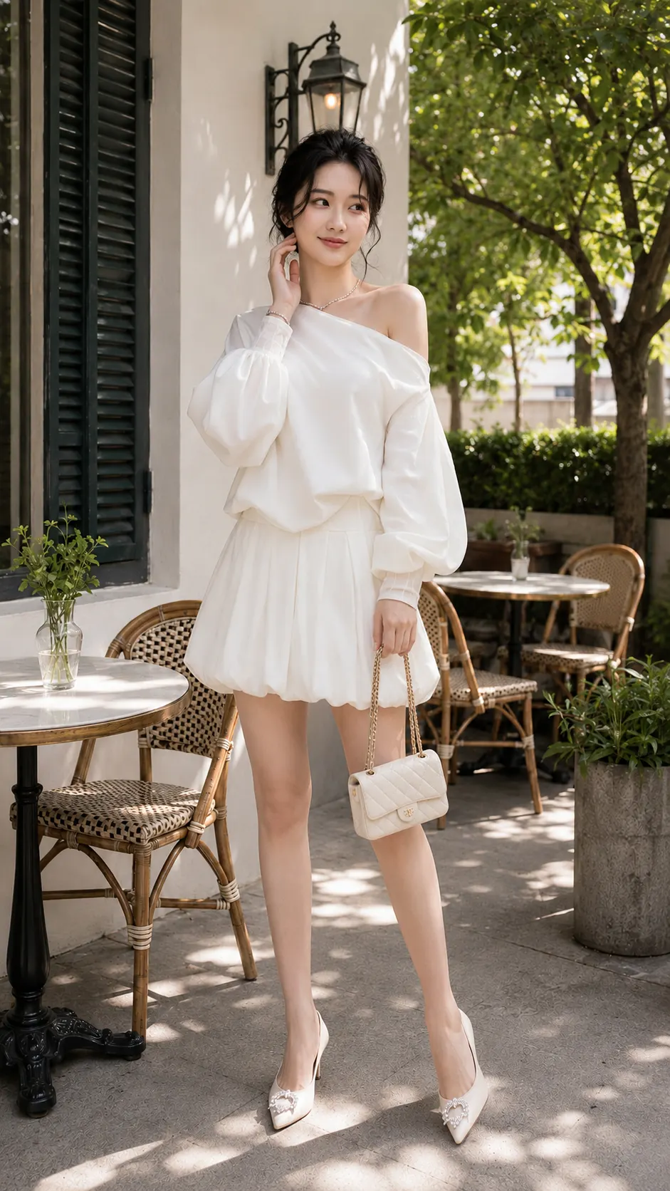 Đầm Tơ Bẹt Vai Thiết Kế Phom Bí Siêu Đẹp Đính Hoa Eo, Đầm Váy Đi Chơi Dự Tiệc Nhẹ Nhàng Sang Trọng TN1601