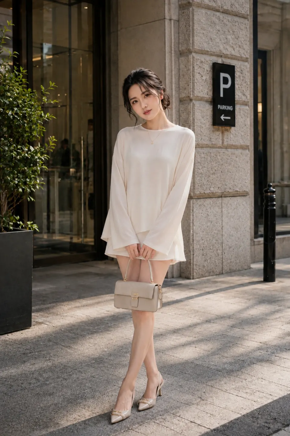 Set Áo Nữ Tay Loe Kèm Chân Váy Ngắn TN3317