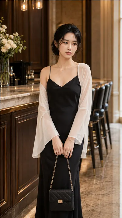 Đầm lụa 2 dây tô châu TN3181